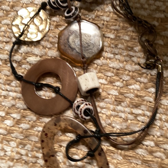 Bohemian Multi-Color Statement Necklace - Picture 5 of 5